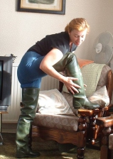 Better Life with rubber boots