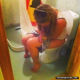 Amateurs Milfs and Teens spied on in the toilet