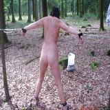 outdoors and public slave punishments