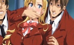 Schoolgirl Japanese Hentai Coed With Bigboobs Gangbang And C