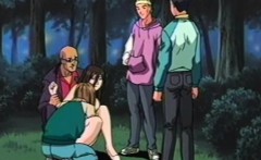 Caught Hentai Bigtits Brutally Gangbang By Bandits In The Ou