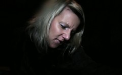 Blonde Fucked In A Trunk In Fake Taxi At Night