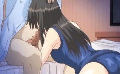 Swimsuit Anime With Big Tits Gets Licked Her Pussy