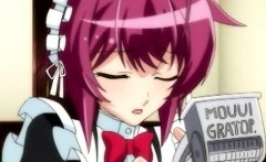 Shemale Anime Maid Self Masturbating In The Bathtub