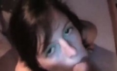 Chick Gets A Load Of Jizz On Cam