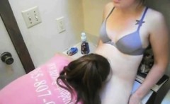 Two Amateur Lesbians Bathroom Porn