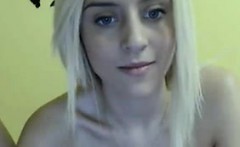 Pretty Blonde Haired Girl Teasing