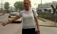 German Milf Picked Up For Wild Car Sex