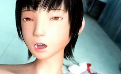 Naughty Animated Chick Rides Massive Phallus