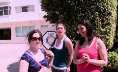 Group of girls gets picked up