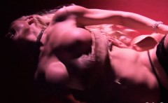 Two Horny Babes Pleasure A Throbbing Dick