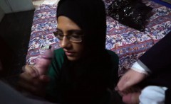 Arab Teen Payed To Suck Cocks In A Shabby Hotel Room