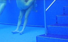 Naughty Hidden Underwater Cam Captures Lovely Naked Bombshe