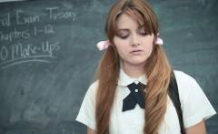 Innocenthigh - Cute Redhead Schoolgirl Fucks Pervy Teacher