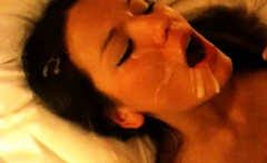 Pov homemade amateur facial cumshot and blowjob