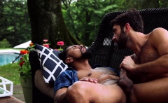 Latin gay anal sex and cumshot