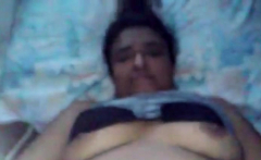 Hairy Young Mexican Woman Masturbates