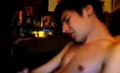 Young boy on webcam