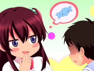 Tiny little babe girl in hentai schoolgirls and boys sex