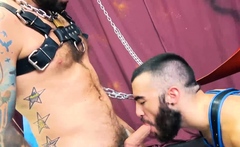 HAIRYANDRAW Kinky Nick Hole Bends Over Before Fucking Raw