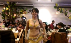 sexy asian Belly Dancer shake her slut boobs