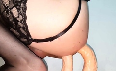 Stretching My Ass,,