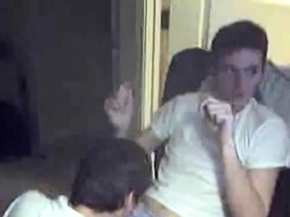 Swallow twink friend's cum