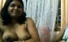 Desi couple giving a show on webcam