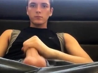 Sweet Boy Wank His Dick