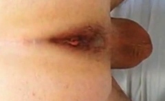 My boyfriend fuck my ass and cum inside