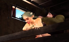Farmer Fucks Hard Sexy Young Woman With Cow Horns In Cowshed