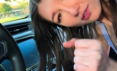 Maya Woulfe Squirts During Public Bj And Hardcore Fuck