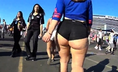 White Ass Walking To Stadium