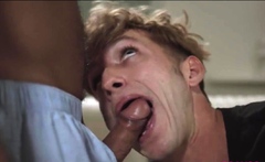 Muscled Cameron Basinger fucks stepbros tight asshole