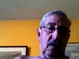 grandpa stroke on webcam