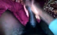 Stroking Bbc Cumshot Playing With My Big Long Black Dick