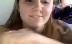 Amazing Tattooed Stepsister fingering and playing