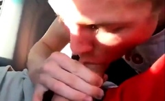 Young Twink Sucks Dick In Car And Swallows