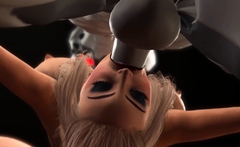 Sci-fi Bdsm. Sex Android Fucks Hard A Hot Cuffed Hottie