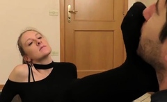 Kicking Beauties - Sexy Blonde Pantyhose Self defense