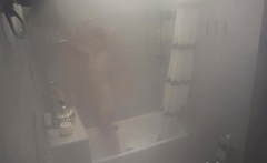 Video of my naked hot ex in a luxury steam shower