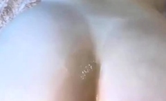 Glam blonde ass cumshot after hardcore anal