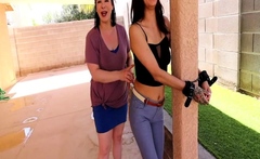 Ladies Need To Pee Wetting Their Panties Jeans Pissing