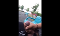 He jerks off in public