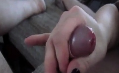 Girl handjob homemade