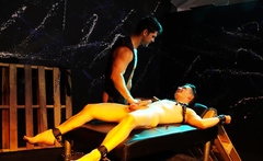 Grant Ducati Gets Tickles And Strokes from Devin Franco