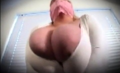 Big-Breasted Grandma Gets Felt Up