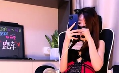 Webcam Asian chick anal masturbation tease