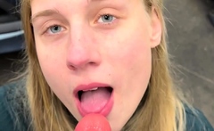 Blonde Fantasy Blowjob Babe