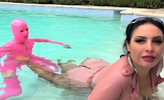 Close up pussy video of brunette model
